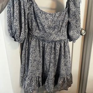 She and Sky Dress Open Back